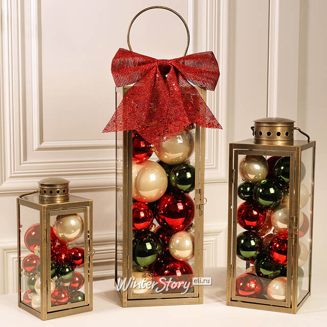 Коллекция стеклянных шаров Рождественский Манхэттен 6 см, 20 шт Kaemingk