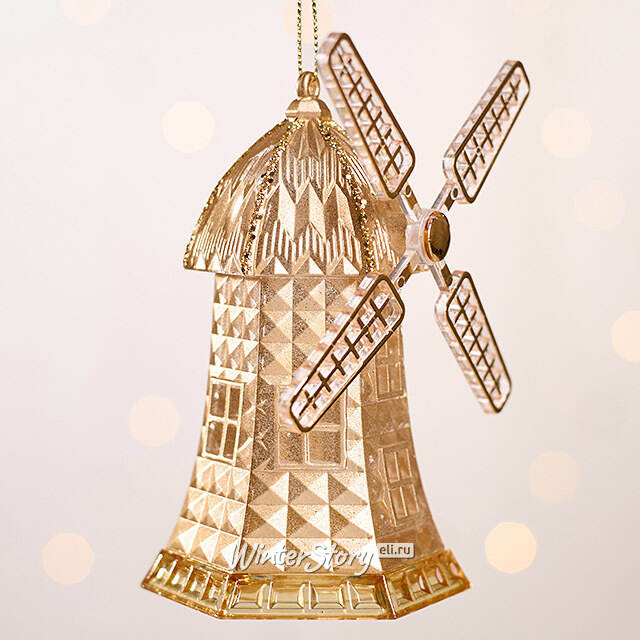Елочная игрушка Ветряная мельница Консуэгра 12 см, подвеска Forest Market