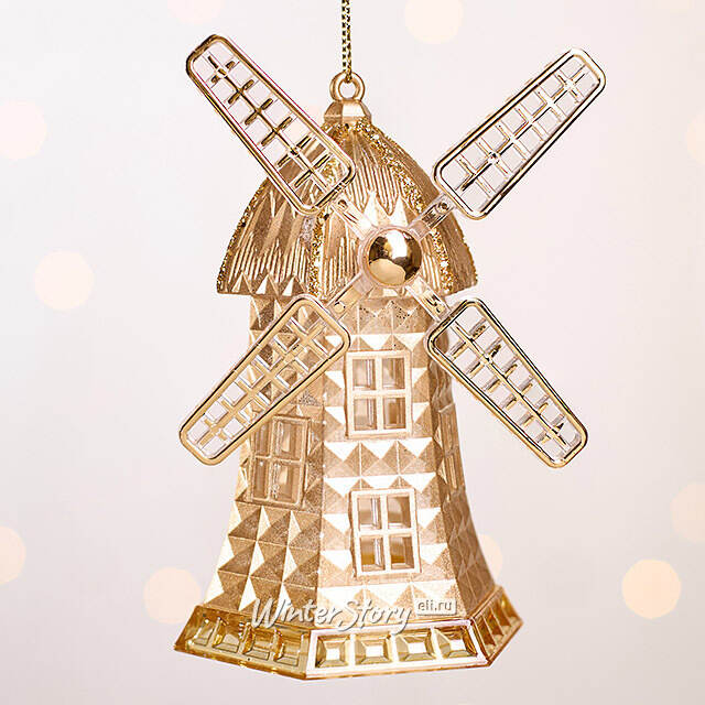 Елочная игрушка Ветряная мельница Консуэгра 12 см, подвеска Forest Market