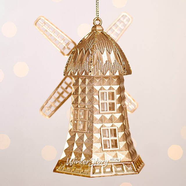 Елочная игрушка Ветряная мельница Консуэгра 12 см, подвеска Forest Market