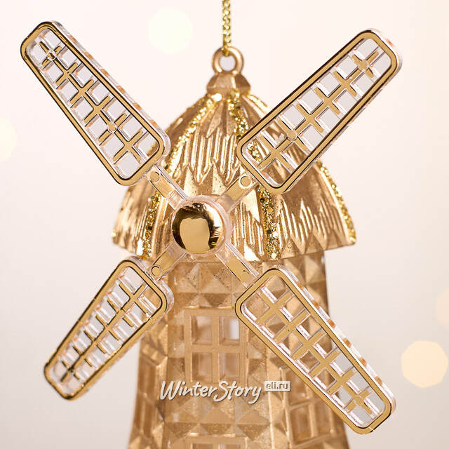 Елочная игрушка Ветряная мельница Консуэгра 12 см, подвеска Forest Market