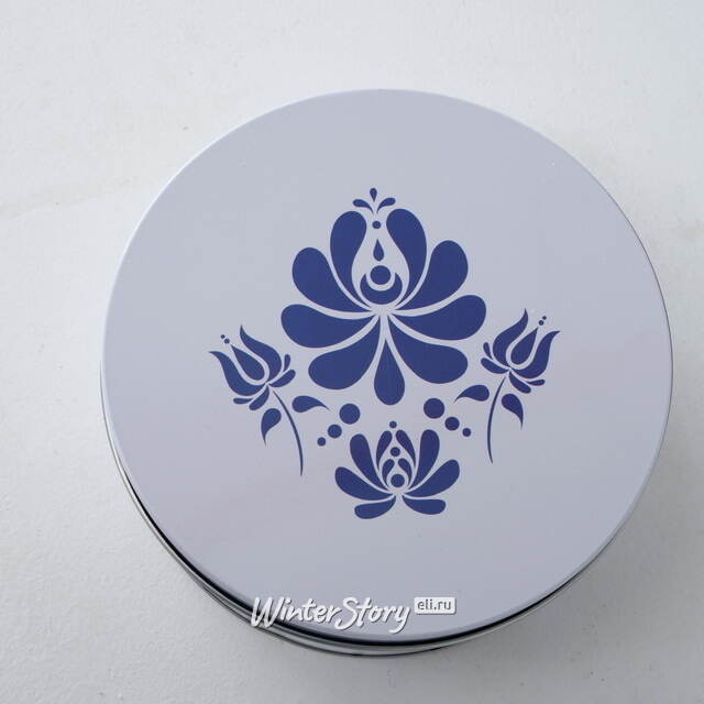 Набор металлических банок для хранения Royal Delft 14-20 см, 3 шт Boltze