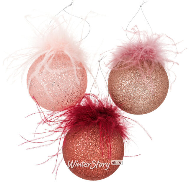 Набор стеклянных шаров Марселин 8 см, 12 шт Boltze