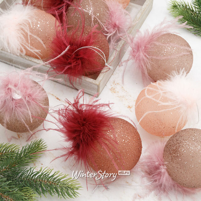 Набор стеклянных шаров Марселин 8 см, 12 шт Boltze