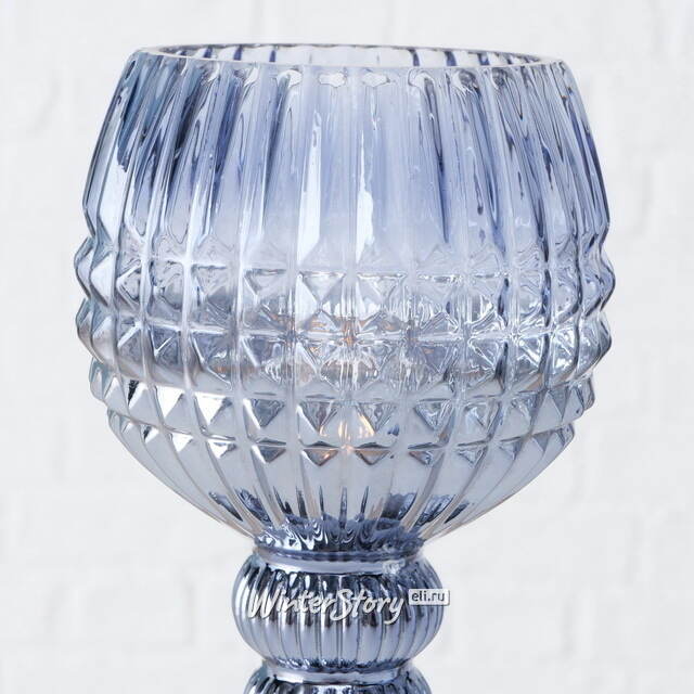 Набор стеклянных подсвечников-бокалов Arctique 30-40 см, 3 шт Boltze