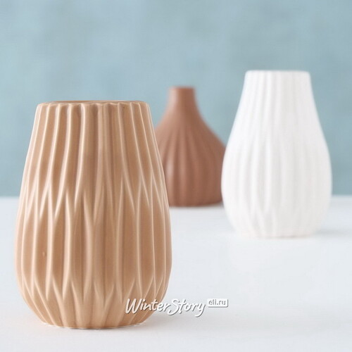 Керамическая ваза Wilma Brown 13 см Boltze