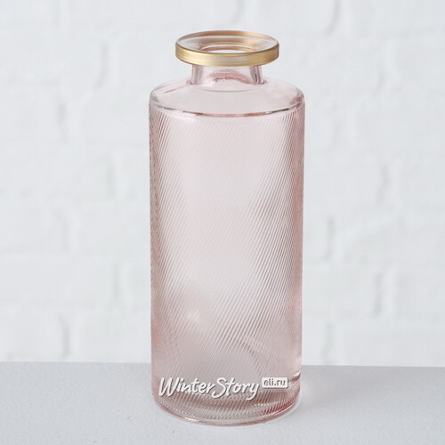 Набор стеклянных ваз Рошель Роуз 13 см, 3 шт Boltze