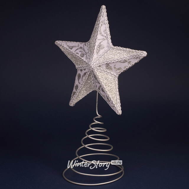 Звезда на елку Cremona Glow 33 см Winter Deco