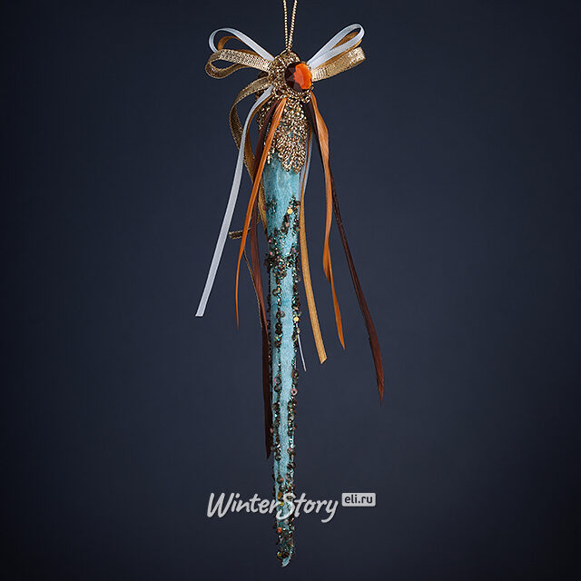 Елочная игрушка Сосулька Графа Бримония 23 см, подвеска Winter Deco