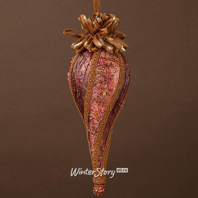 Винтажная елочная игрушка Маниса: Allusio 18 см, подвеска Winter Deco