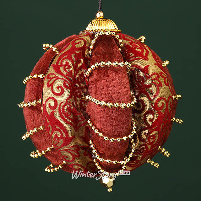 Винтажный елочный шар Олимп 10 см Winter Deco