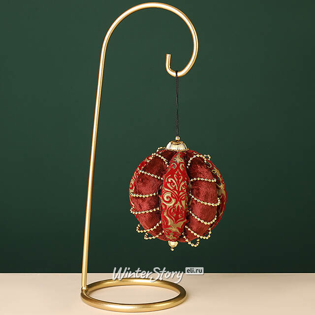 Винтажный елочный шар Олимп 10 см Winter Deco