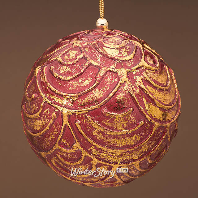 Винтажный елочный шар Восторг Исаха: Галвез 10 см Winter Deco