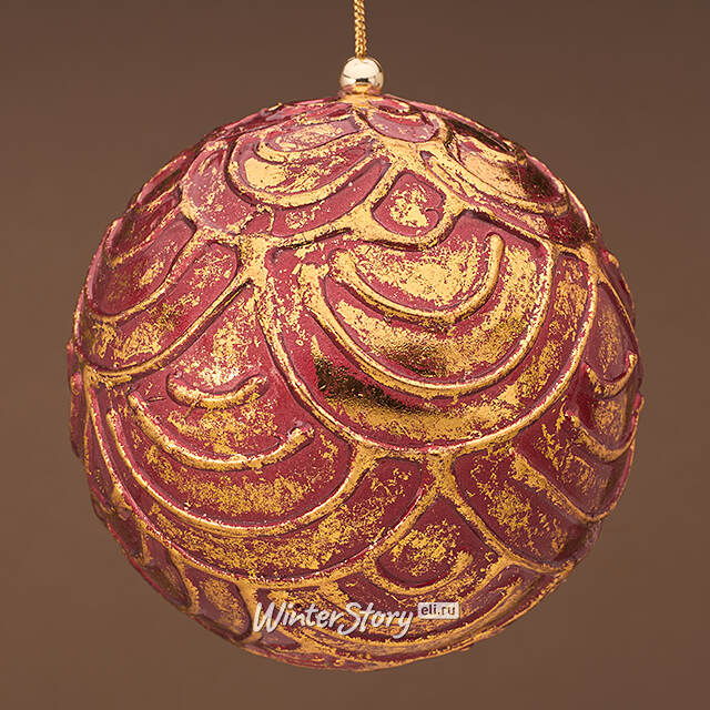 Винтажный елочный шар Восторг Исаха: Галвез 10 см Winter Deco