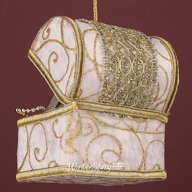 Елочная игрушка Сундук - Sycamore Orchestra 13 см, подвеска Winter Deco