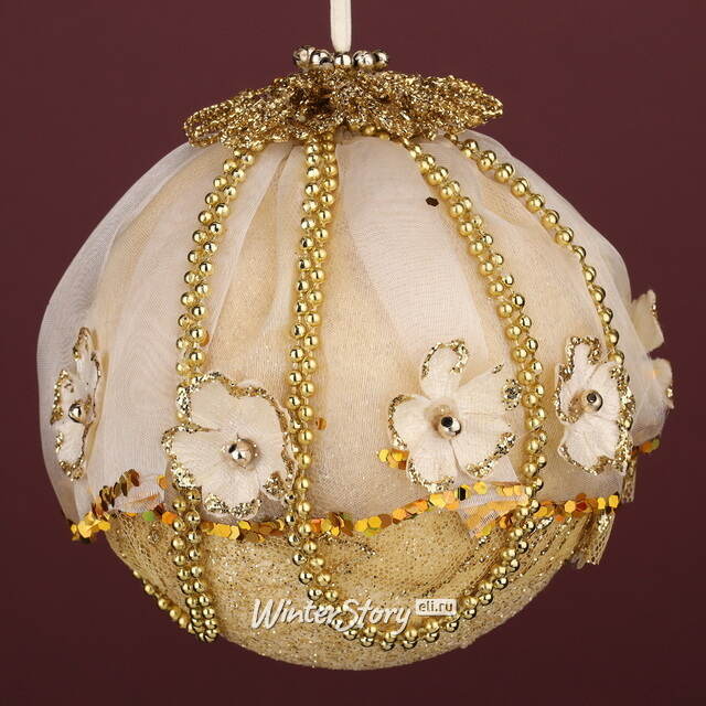 Винтажный елочный шар Сады Баварии 13 см Winter Deco