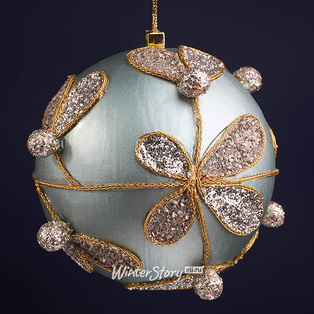 Винтажный елочный шар Триумф Лангре 11 см Winter Deco