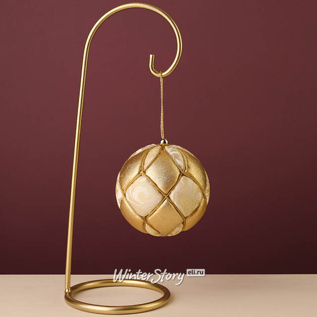 Винтажный елочный шар Романтизм Лоренсо 10 см Winter Deco