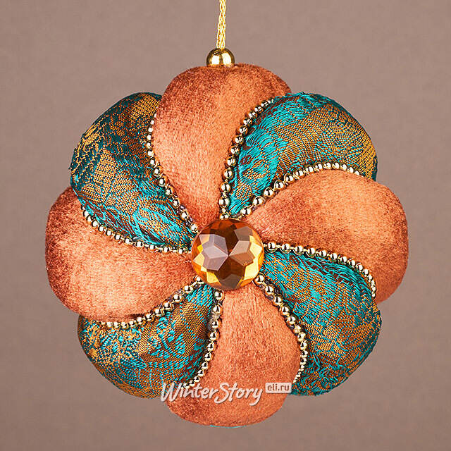 Винтажный елочный шар Закат Аскании 10 см Winter Deco