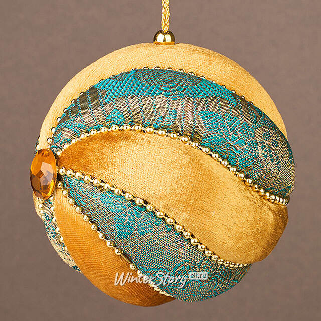 Винтажный елочный шар Восход Аскании 10 см Winter Deco