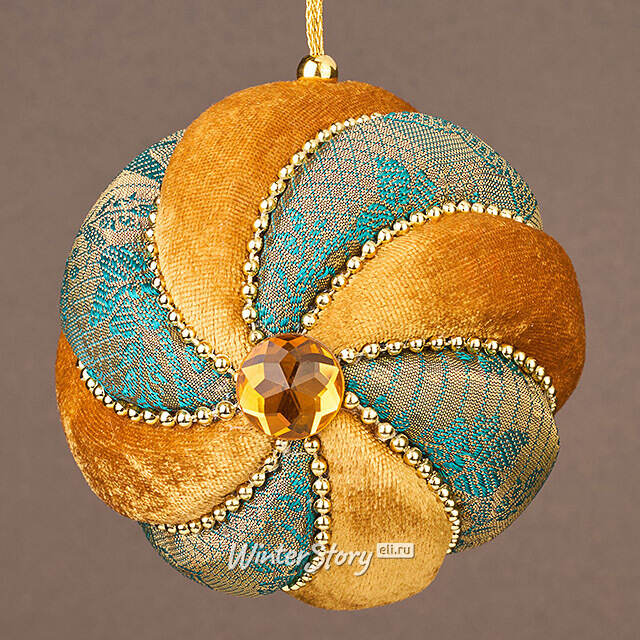 Винтажный елочный шар Восход Аскании 10 см Winter Deco