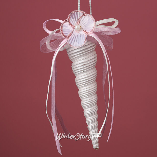 Елочная игрушка Ракушка с побережья Сан-Фернандо 13 см, подвеска Winter Deco