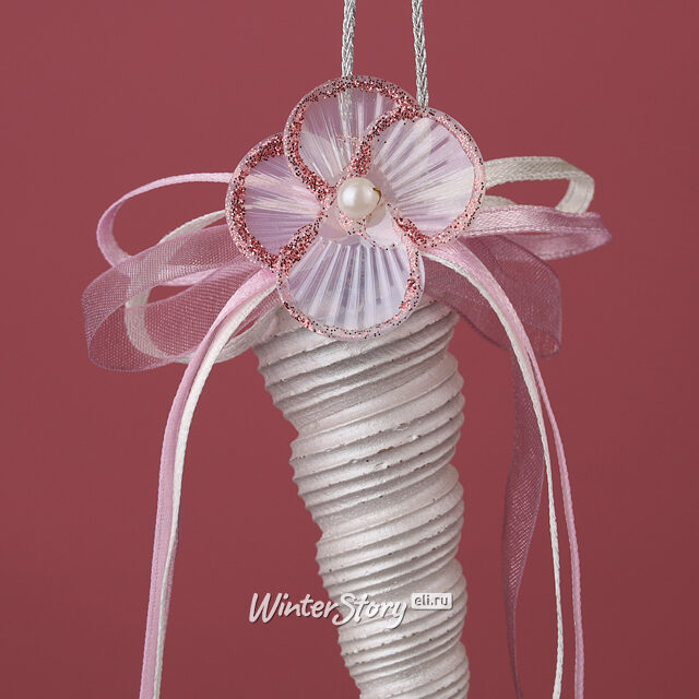 Елочная игрушка Ракушка с побережья Сан-Фернандо 13 см, подвеска Winter Deco