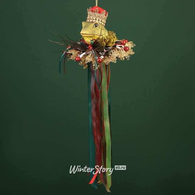 Елочная игрушка Герцогиня Лягушка: Eclogae 35 см, подвеска Winter Deco