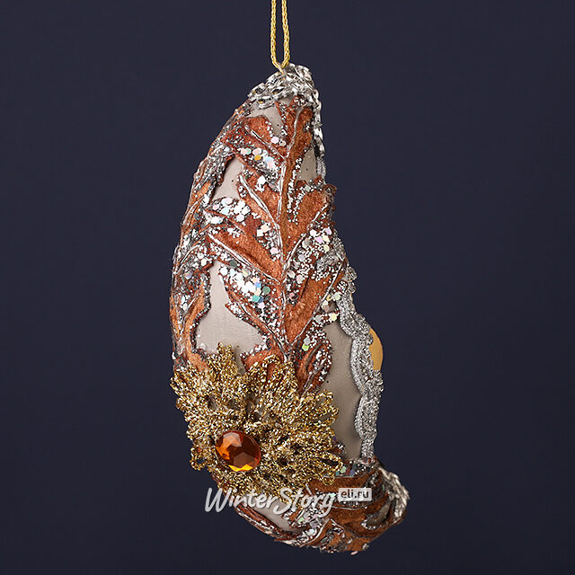 Елочная игрушка Месяц Людовико: Casa della Verita 16 см, подвеска Winter Deco