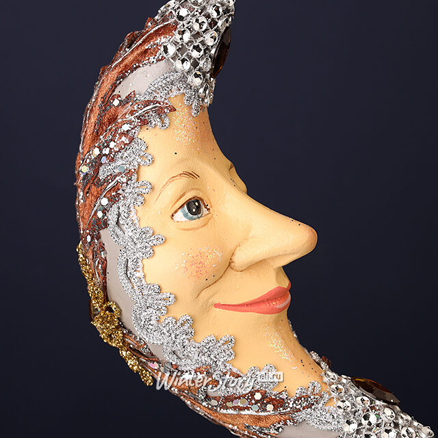 Елочная игрушка Месяц Людовико: Casa della Verita 16 см, подвеска Winter Deco