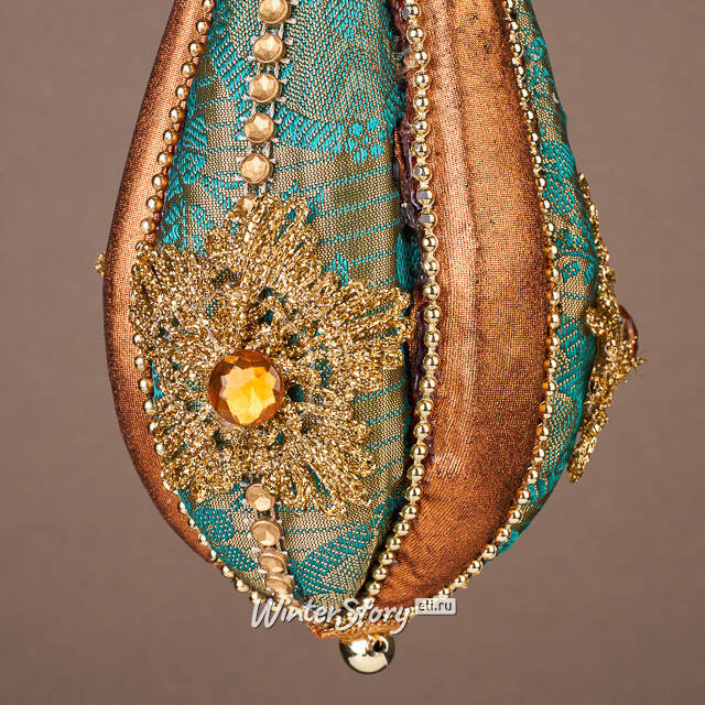 Елочная игрушка Lusso di velluto 20 см, подвеска Winter Deco