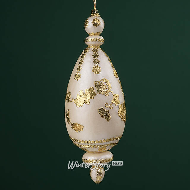 Елочная игрушка Сосулька Боргезе 23 см, подвеска Winter Deco