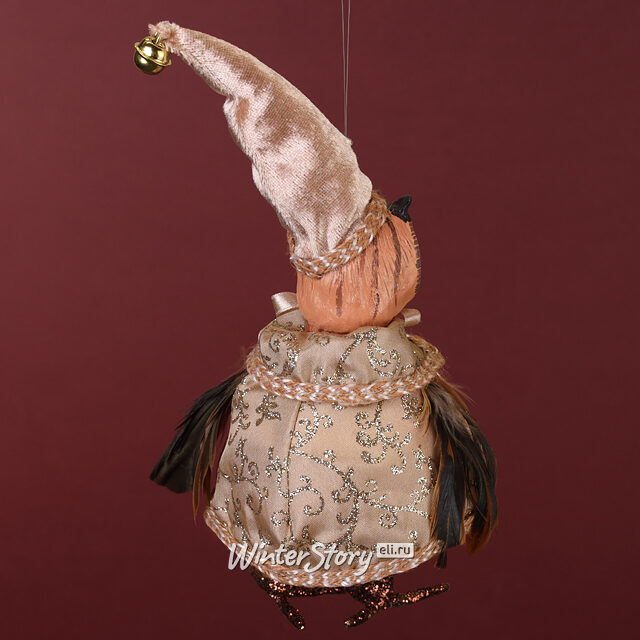 Елочная игрушка Сова Философ - Sycamore Orchestra 24 см, подвеска Winter Deco