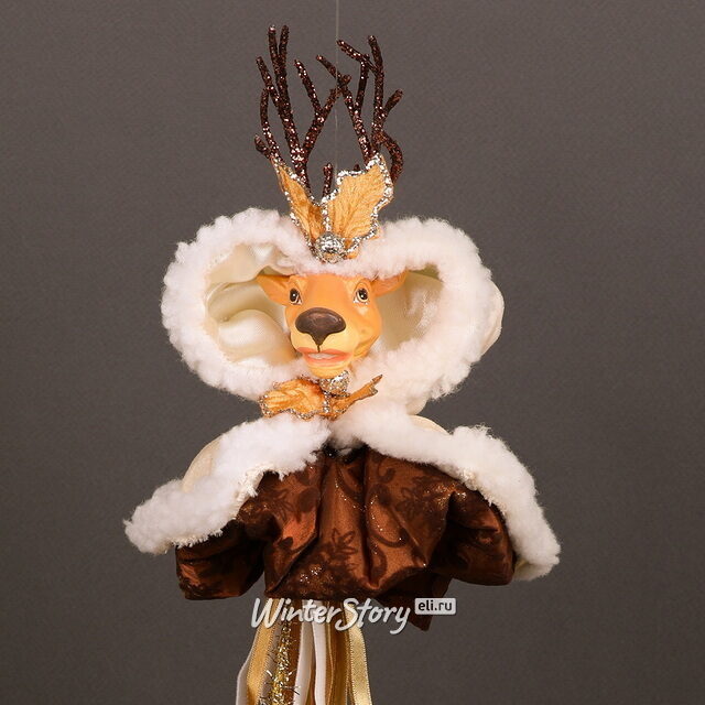 Елочная игрушка Олень Ланци: Eclogae 40 см, подвеска Winter Deco