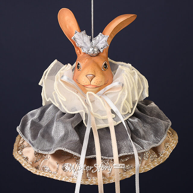 Елочная игрушка Кролик Пьетро: Eclogae 23 см, подвеска Winter Deco
