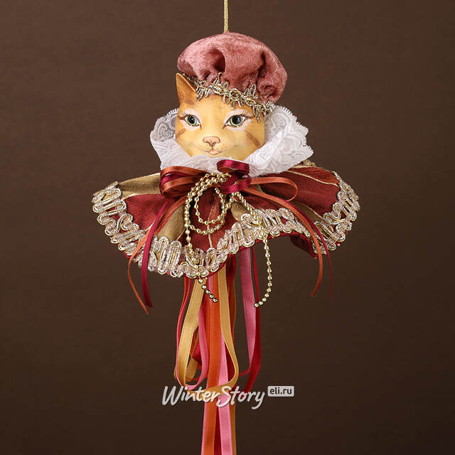 Елочная игрушка Кот Санти ди Тито: Мостолес 33 см Winter Deco