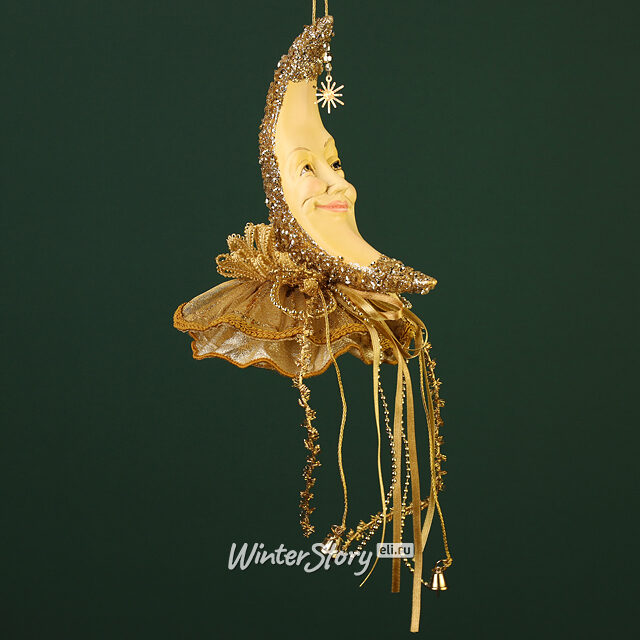 Елочная игрушка Месяц Ночей - Casa della Verita 18 см, подвеска Winter Deco