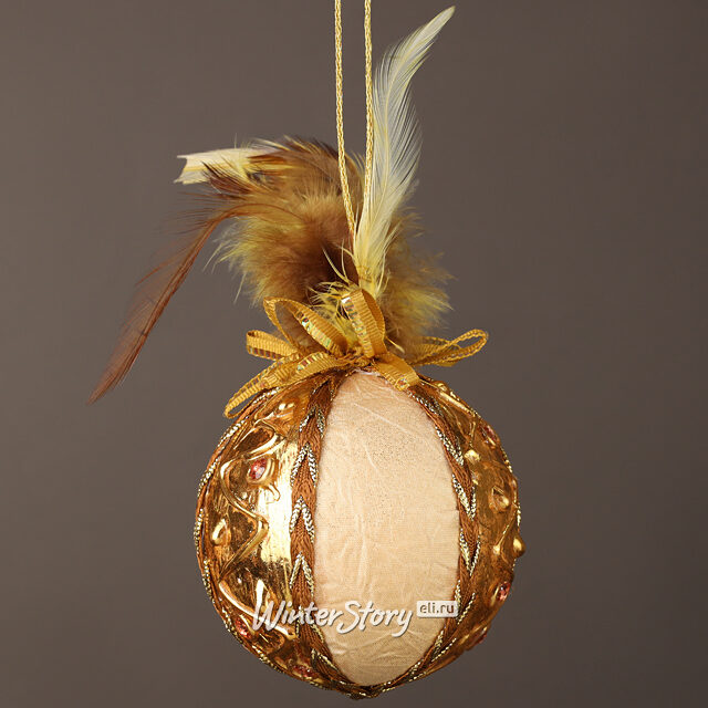 Винтажный елочный шар Vitte de Morel 8 см Winter Deco