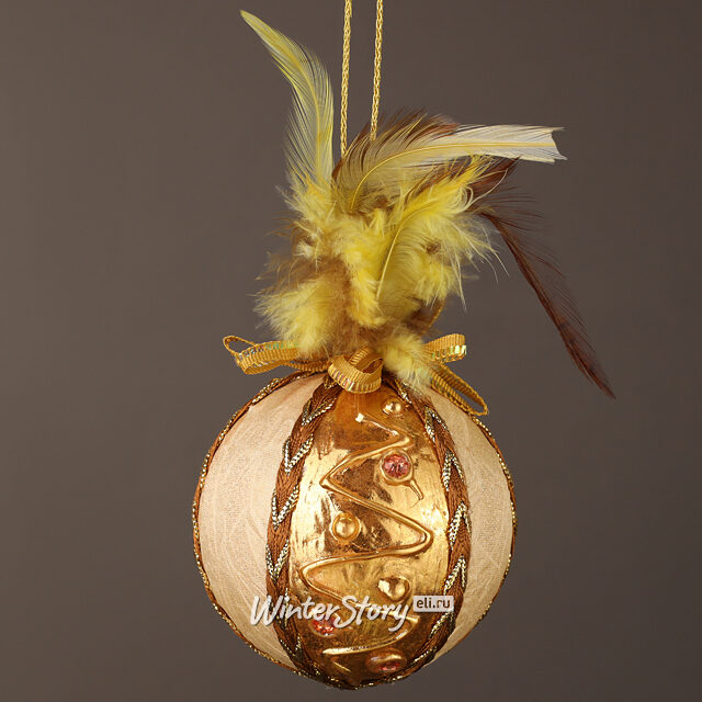 Винтажный елочный шар Vitte de Morel 8 см Winter Deco