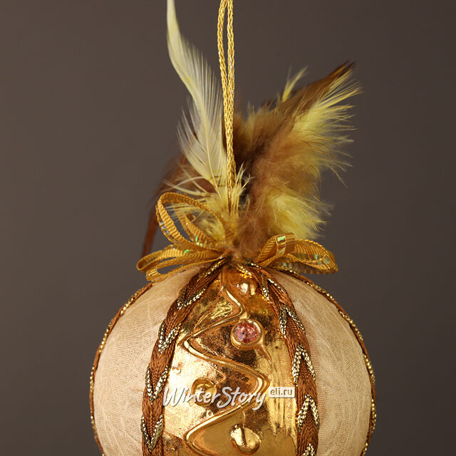 Винтажный елочный шар Vitte de Morel 8 см Winter Deco