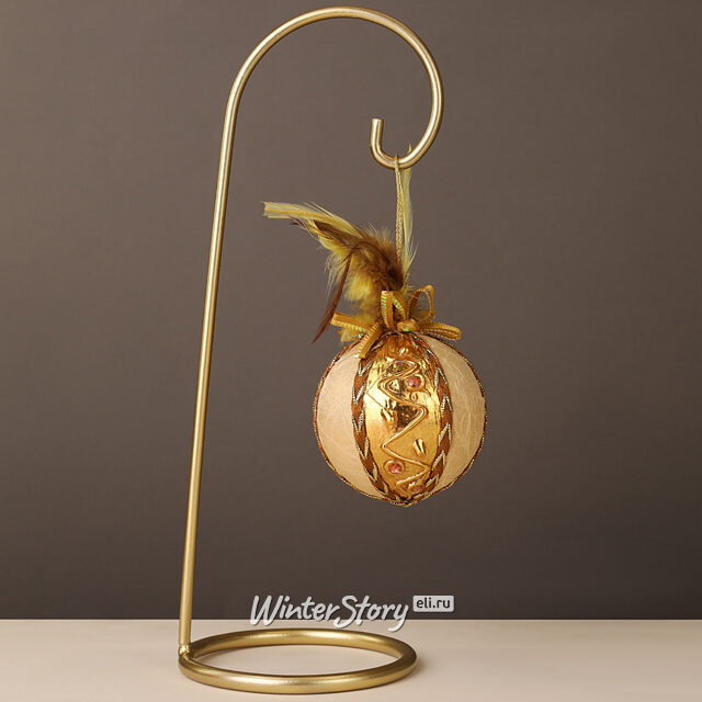 Винтажный елочный шар Vitte de Morel 8 см Winter Deco