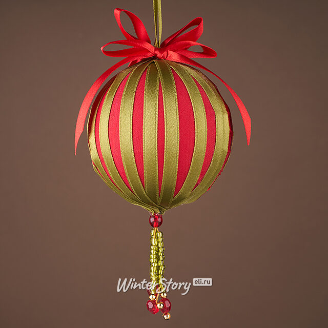 Винтажный елочный шар Восходящее Арпеджио 20 см Winter Deco