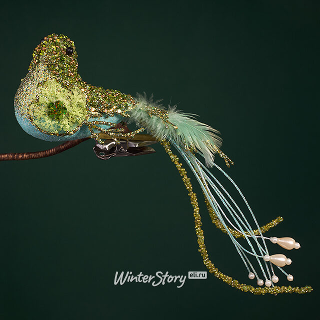 Елочная игрушка Птичка Chorale 20 см, клипса Winter Deco