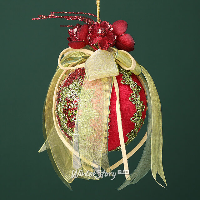 Елочный шар Волшебный Сад Жаннет 14 см Winter Deco