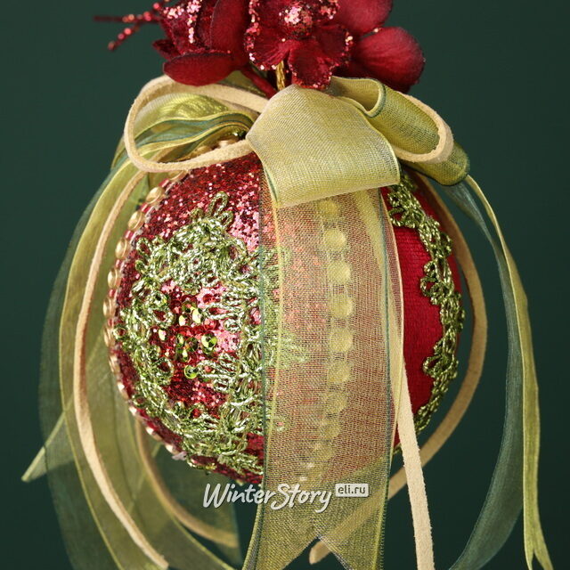 Елочный шар Волшебный Сад Жаннет 14 см Winter Deco