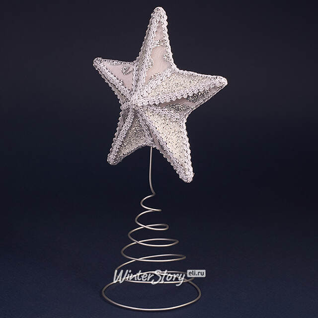 Звезда на елку Cremona Glow 23 см Winter Deco