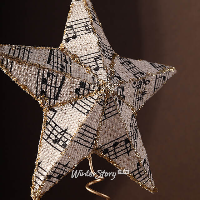 Звезда на елку Сан-Лазаро 22 см Winter Deco