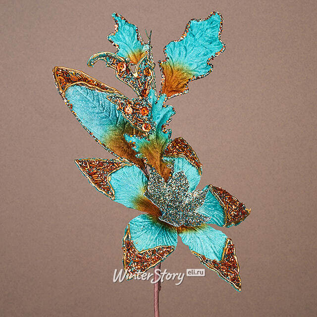 Пуансеттия на стебле Evangelista 38 см Winter Deco