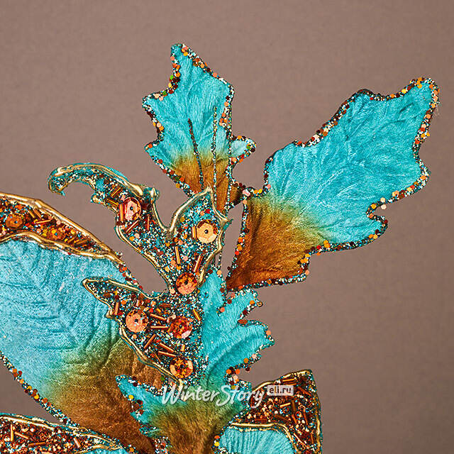 Пуансеттия на стебле Evangelista 38 см Winter Deco