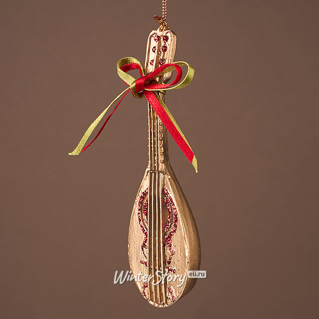 Елочная игрушка Балалайка Донато Муджа 13 см, подвеска Winter Deco